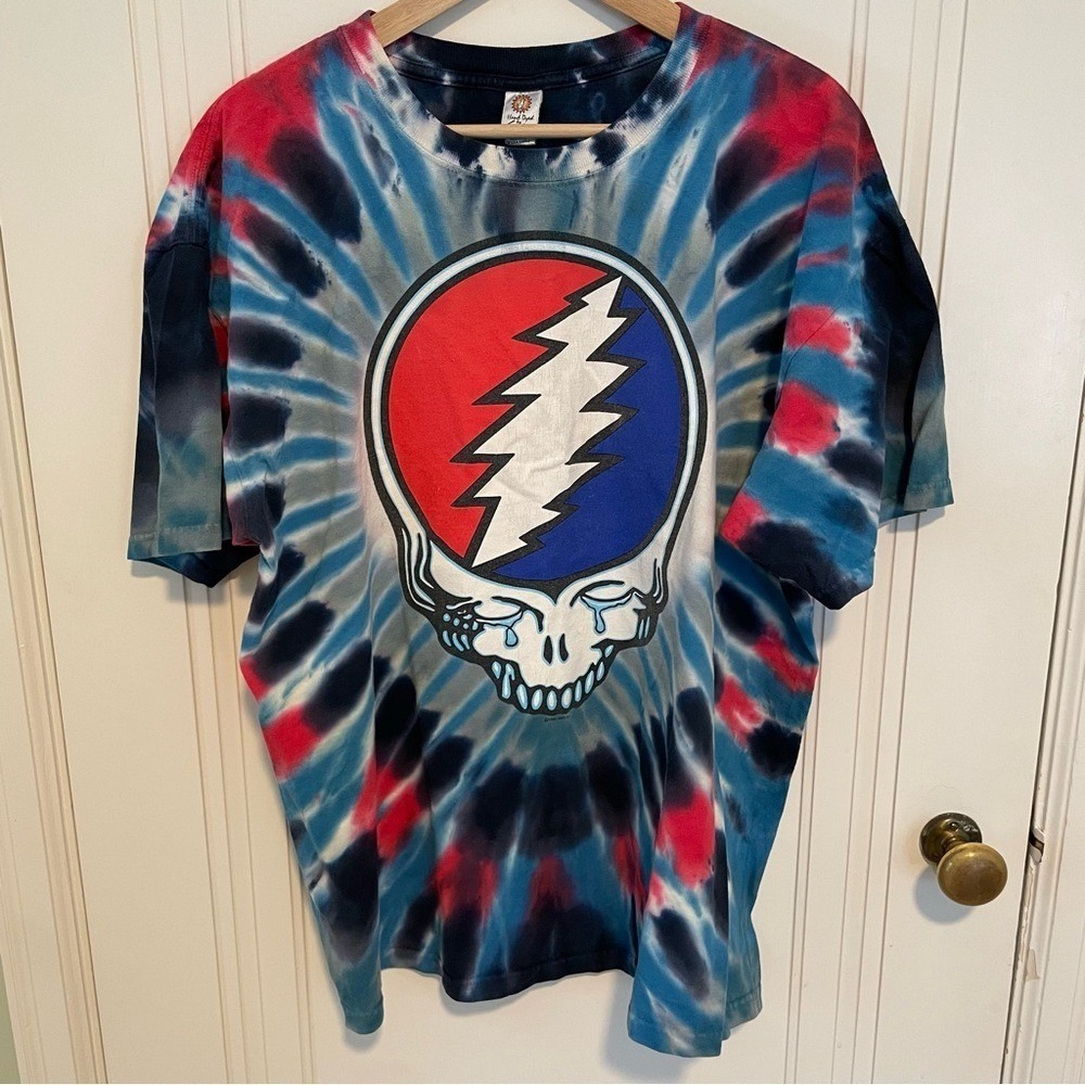 Vintage Grateful Dead Sundog‎ 1995 Fare Thee Well Tour Tie Dye T-Shirt Size XL